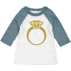 Toddler 3/4 Sleeve Raglan Tee