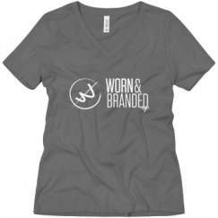 Ladies Relaxed Fit V-Neck Tee