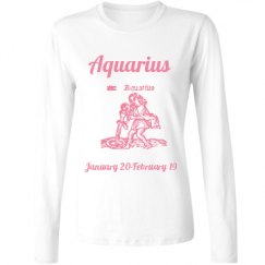 Ladies Relaxed Fit Basic Long Sleeve Tee