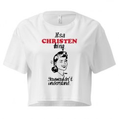 Ladies Festival Cali Crop Top Tee