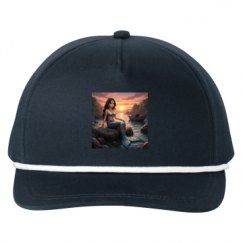 Snapback Five-Panel Rope Hat