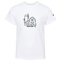 Youth Champion Short Sleeve Tagless Tee