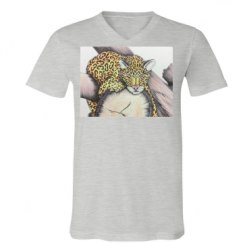 Unisex V-Neck Jersey Tee