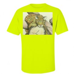 Unisex Ultra Cotton Safety Neon Crewneck Tee