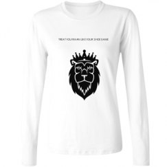 Ladies Relaxed Fit Basic Long Sleeve Tee