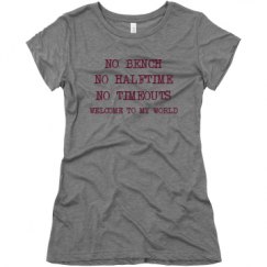 Ladies Slim Fit Super Soft Triblend Tee