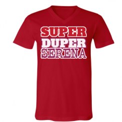 Unisex V-Neck Jersey Tee