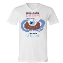 Unisex V-Neck Jersey Tee