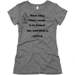 Ladies Slim Fit Super Soft Triblend Tee