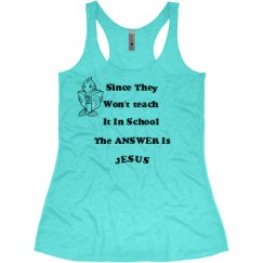 Ladies Slim Fit Super Soft Racerback Triblend Tank