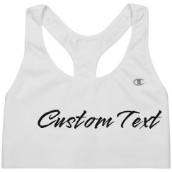 personalized sports bra