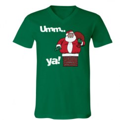 Unisex V-Neck Jersey Tee