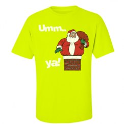 Unisex Ultra Cotton Safety Neon Crewneck Tee