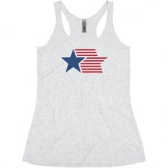 Ladies Slim Fit Super Soft Racerback Triblend Tank