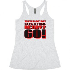 Ladies Slim Fit Super Soft Racerback Triblend Tank