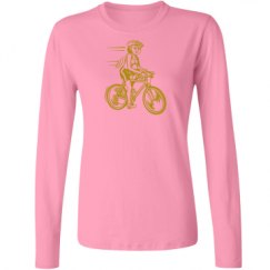 Ladies Relaxed Fit Basic Long Sleeve Tee