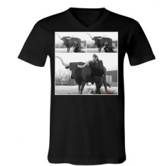 Unisex V-Neck Jersey Tee