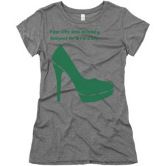 Ladies Slim Fit Super Soft Triblend Tee
