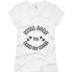 Ladies Slim Fit Basic Promo Jersey Tee