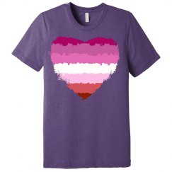 Lesbian Pride Heart