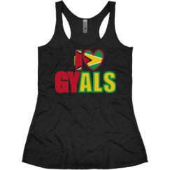 Ladies Slim Fit Super Soft Racerback Triblend Tank