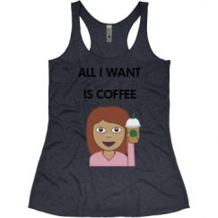 Ladies Slim Fit Super Soft Racerback Triblend Tank