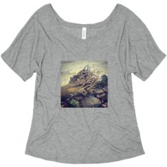 Ladies Flowy Slouchy Tee