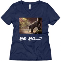 Ladies Relaxed Fit V-Neck Tee