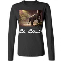 Ladies Relaxed Fit Basic Long Sleeve Tee