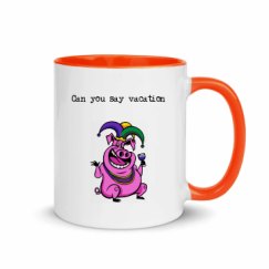 11oz Ceramic Mug with Color Inside