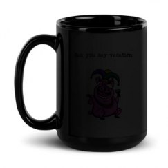 15oz Black Glossy Mug
