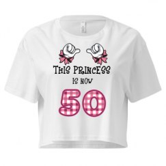 Ladies Festival Cali Crop Top Tee