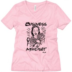 Ladies Relaxed Fit V-Neck Tee