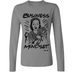 Ladies Relaxed Fit Basic Long Sleeve Tee