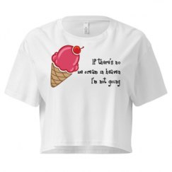 Ladies Festival Cali Crop Top Tee