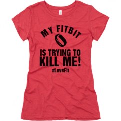 Ladies Slim Fit Super Soft Triblend Tee