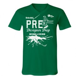 Unisex V-Neck Jersey Tee