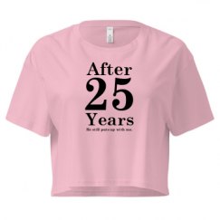 Ladies Festival Cali Crop Top Tee