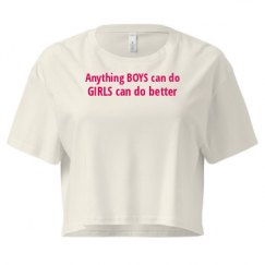 Ladies Festival Cali Crop Top Tee