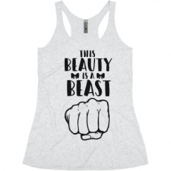 Ladies Slim Fit Super Soft Racerback Triblend Tank