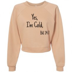 Women's Raglan Pullover Fleece