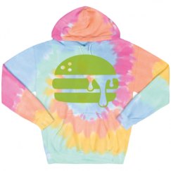 Unisex Tie-Dye Fleece Hoodie