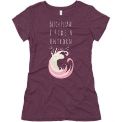 Ladies Slim Fit Super Soft Triblend Tee