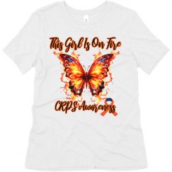 This Girl Is On Fire CRPS Awareness Tee