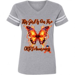 Ladies Relaxed Fit Vintage Sports Tee