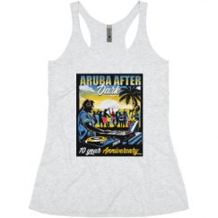 Ladies Slim Fit Super Soft Racerback Triblend Tank