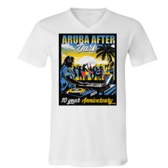 Unisex V-Neck Jersey Tee