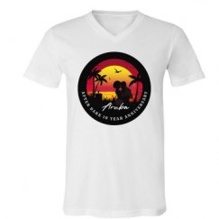 Unisex V-Neck Jersey Tee