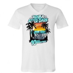 Unisex V-Neck Jersey Tee