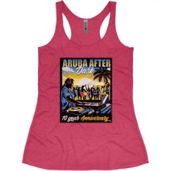 Ladies Slim Fit Super Soft Racerback Triblend Tank